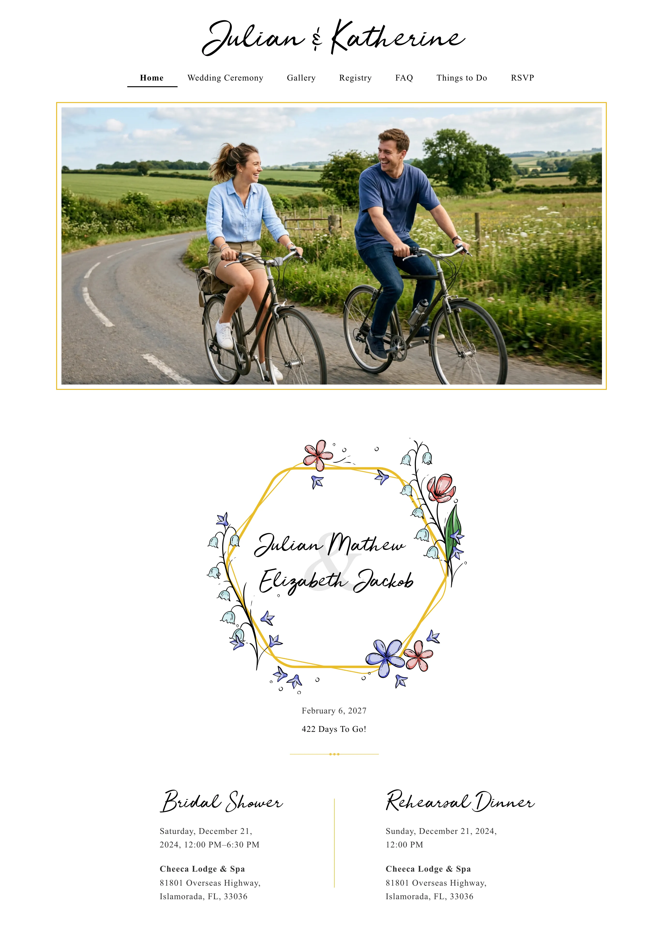 Couple in sunflower field